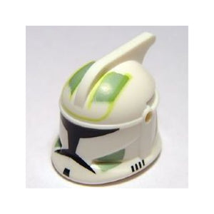 LEGO® Minifigure, Headgear Helmet SW Clone Trooper with Holes, Sand Green Markings Pattern 61189pb07