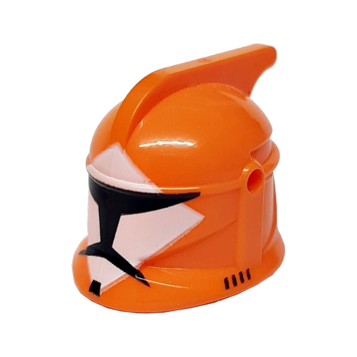 LEGO® Minifigure, Headgear Helmet SW Clone Trooper with Holes, Bomb Squad Trooper Pattern 61189pb08 orange