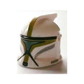 LEGO® Minifigure, Headgear Helmet SW Clone Trooper with Holes, Olive Green Markings and Silver Visor Pattern (Clone Trooper Sergeant) 61189pb12 weiss