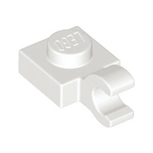 LEGO® Plate, Modified 1 x 1 with Open O Clip (Horizontal Grip) 61252