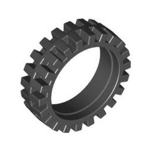 LEGO® Tire 24mm D. x 7mm Offset Tread - Band Around Center of Tread 61254