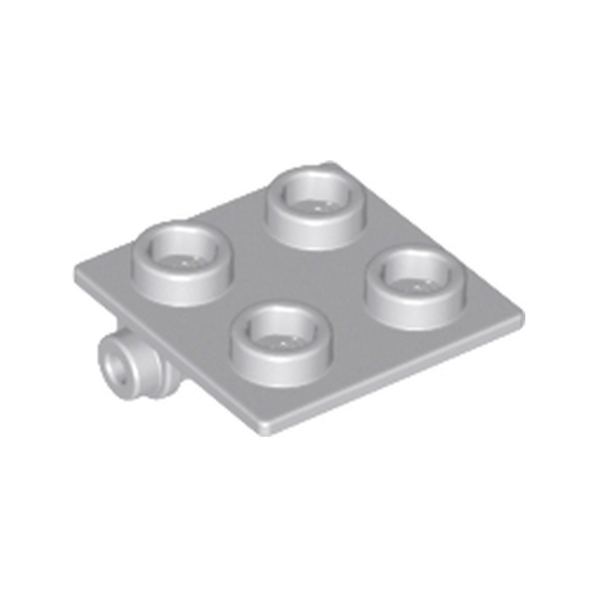 LEGO® Hinge Brick 2 x 2 Top Plate 6134 hellgrau