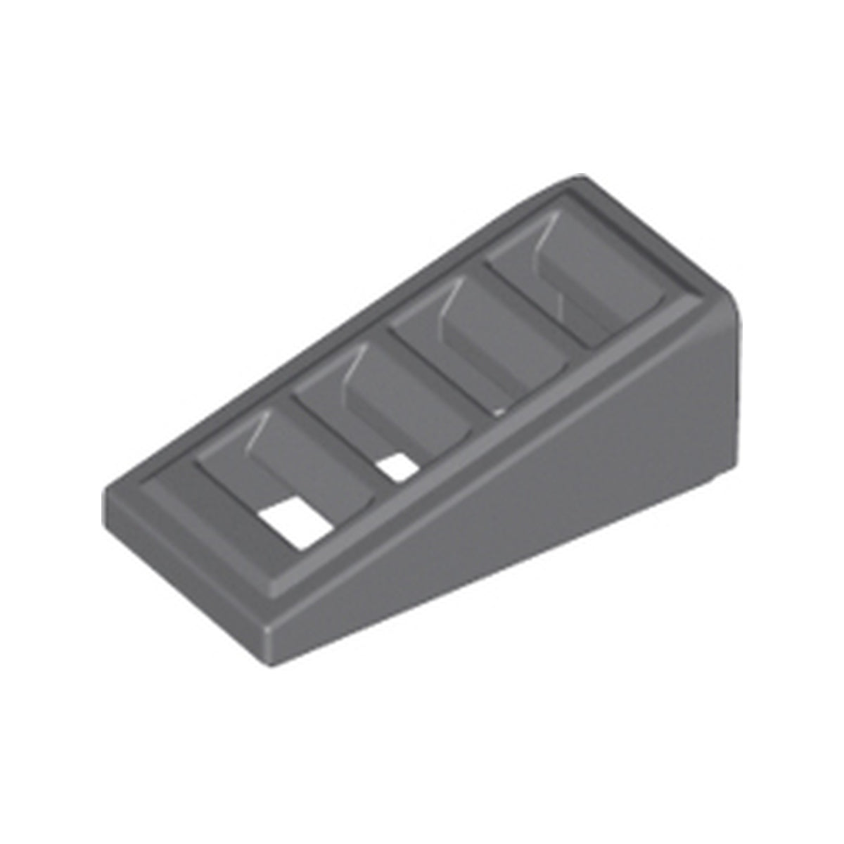 LEGO® Slope 18 2 x 1 x 2/3 with Grille 61409 dunkelgrau