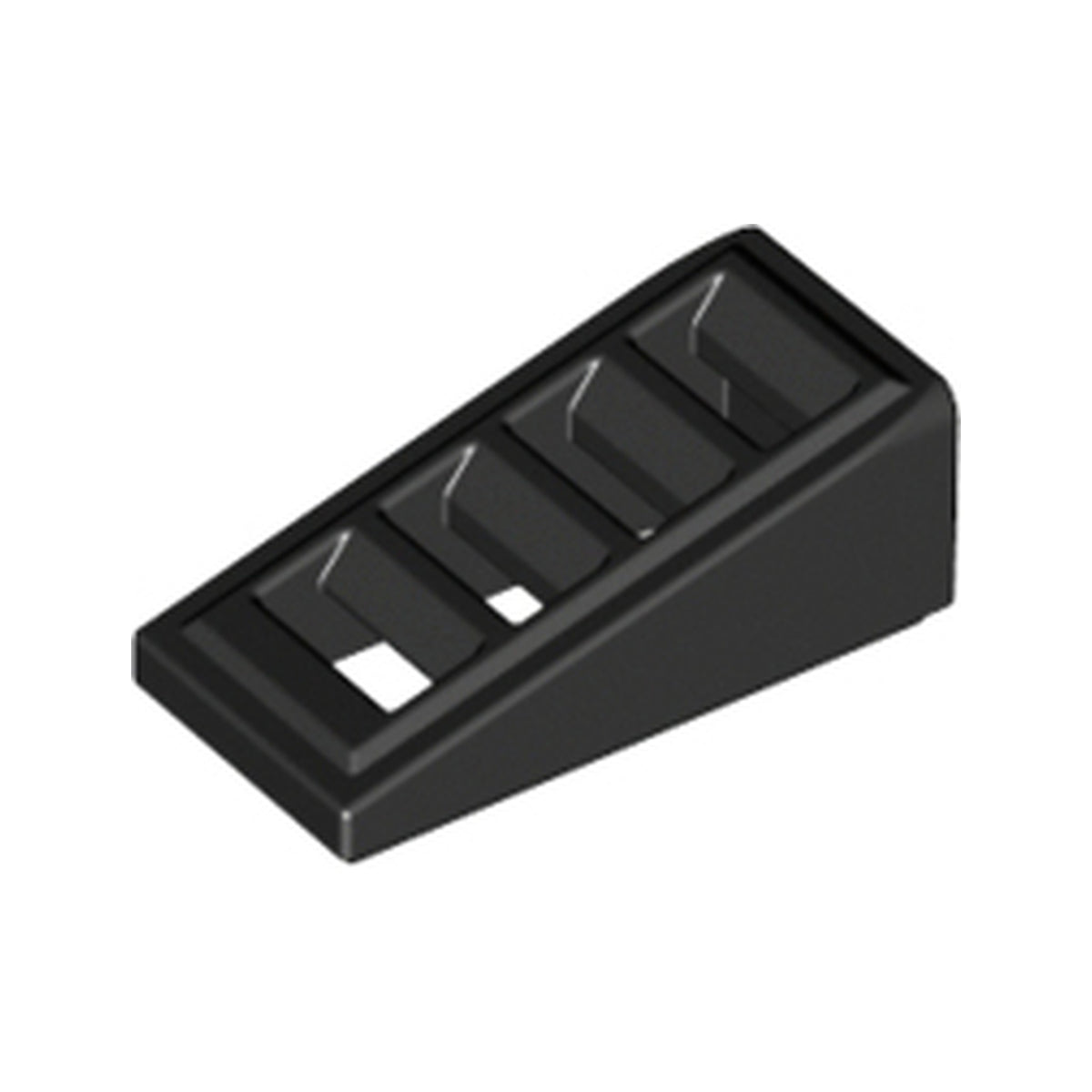 LEGO® Slope 18 2 x 1 x 2/3 with Grille 61409 schwarz