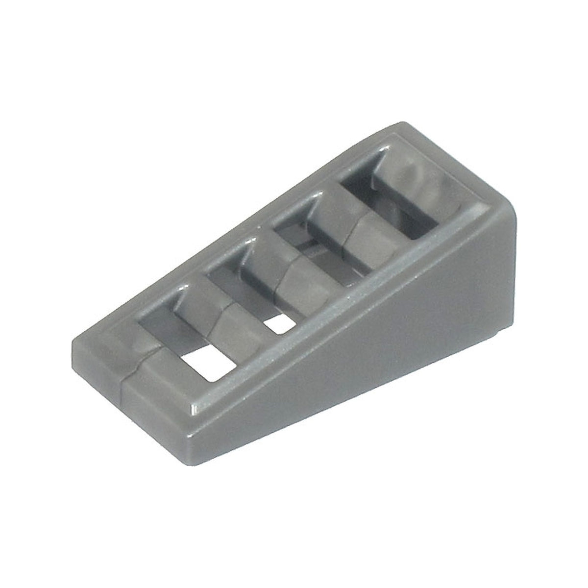 LEGO® Slope 18 2 x 1 x 2/3 with Grille 61409 silber