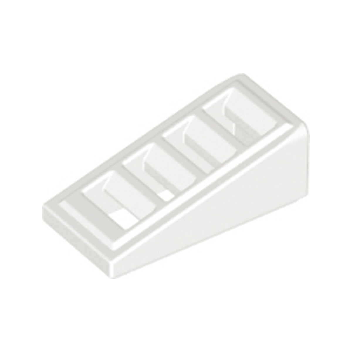 LEGO® Slope 18 2 x 1 x 2/3 with Grille 61409 weiss