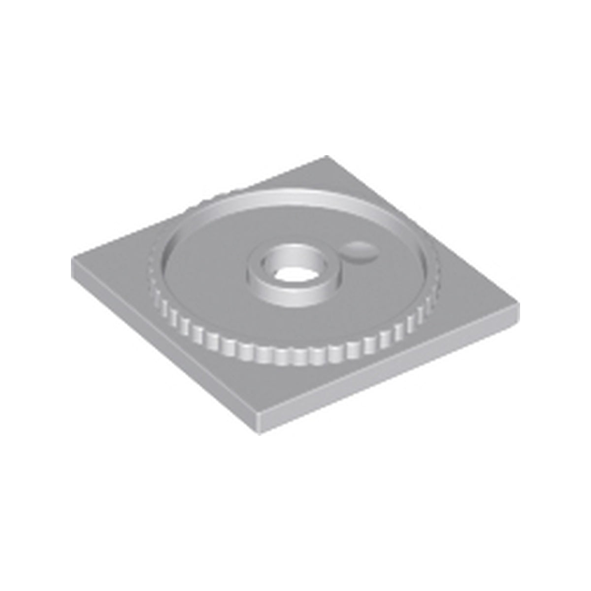 LEGO® Turntable 4 x 4 Square Base, Locking 61485 hellgrau