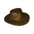 LEGO® Minifigure, Headgear Hat, Wide Brim Outback Style (Fedora) 61506 dunkelbraun