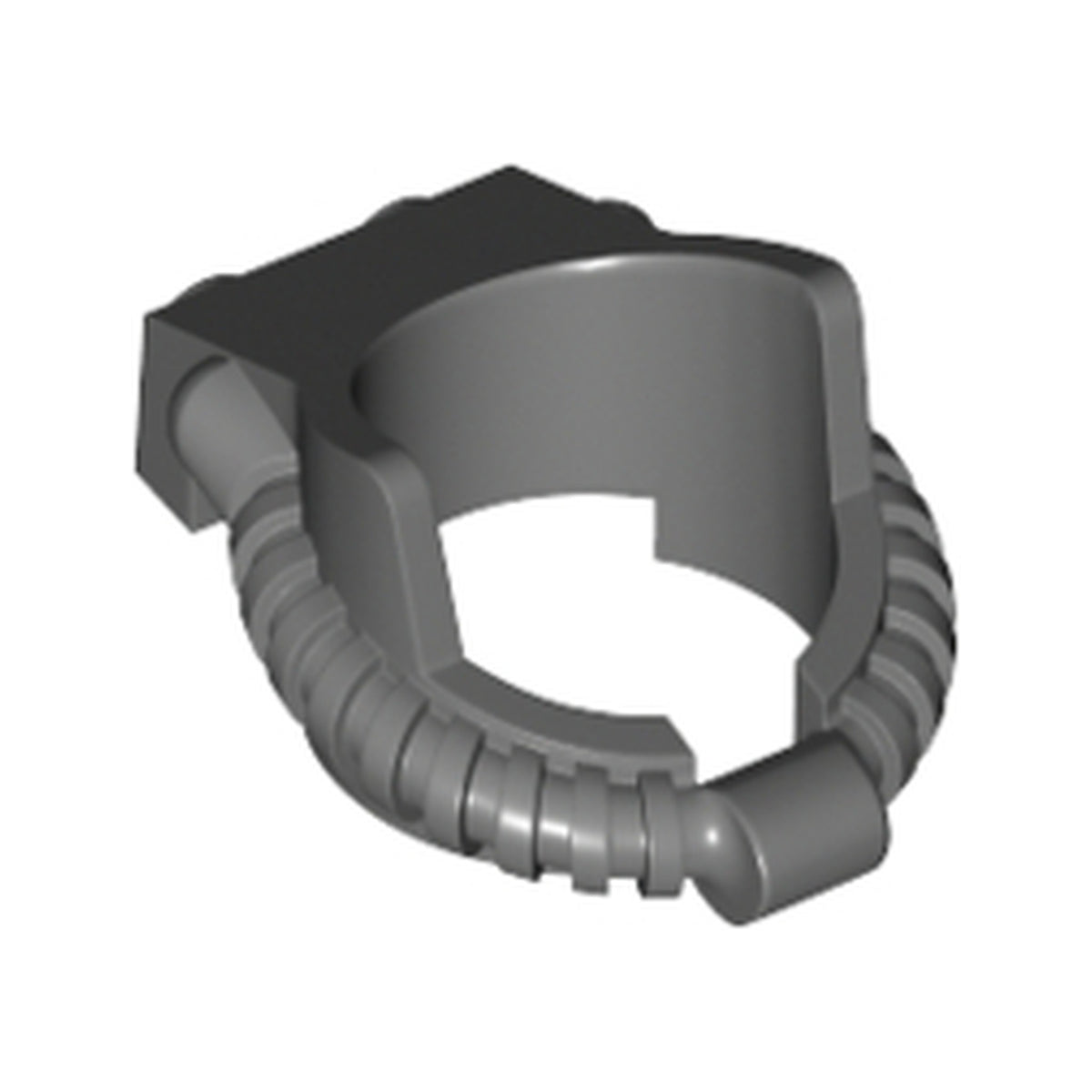 LEGO® Minifigure Fire Helmet Breathing Hose 6158 dunkelgrau