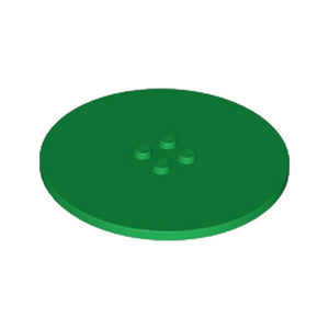 LEGO® Tile, Round 8 x 8 with 4 Studs in Center 6177