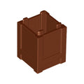 LEGO® Container, Box 2 x 2 x 2 - Top Opening 61780 braun
