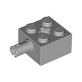 LEGO® Brick, Modified 2 x 2 with Pin and Axle Hole 6232 hellgrau