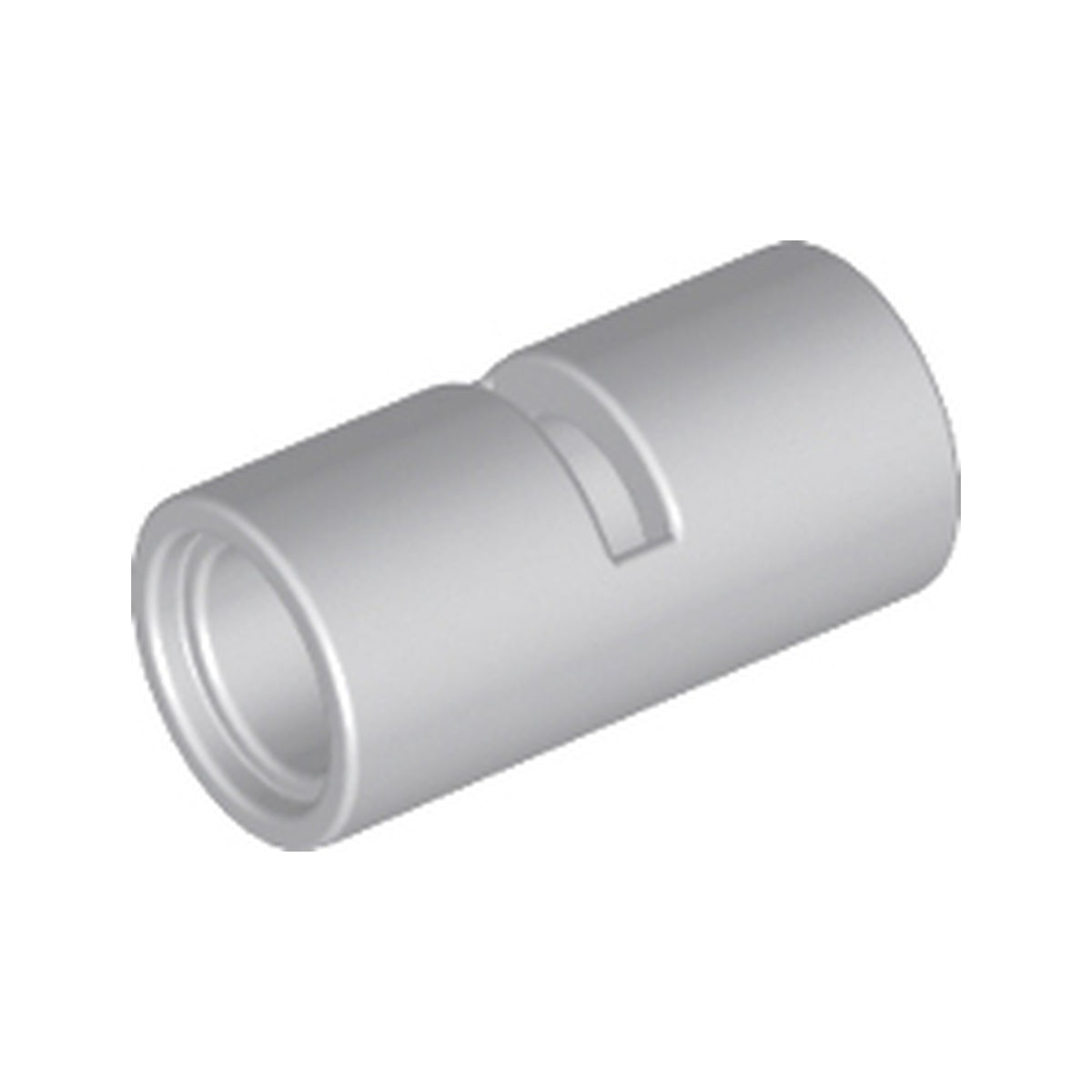 LEGO® Technic, Pin Connector Round 2L with Slot (Pin Joiner Round) 62462 hellgrau
