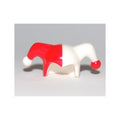 LEGO® Minifigure, Headgear Jester's Cap with Red Right Side and Red and White Pom Poms Pattern 62537pb03 weiss
