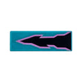 LEGO® Tile 1 x 3 with Black and Lavender Arrow Energy Pattern 63864pb248 dunkeltürkis