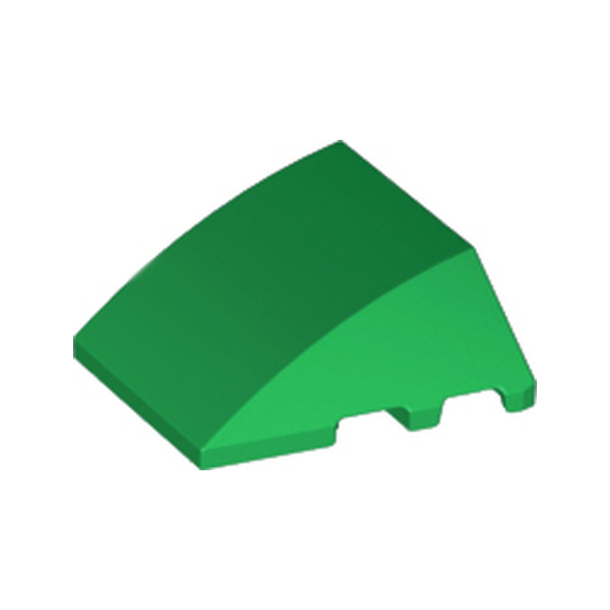 LEGO® Wedge 4 x 3 Triple Curved No Studs 64225 grün
