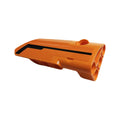 LEGO® Technic, Panel Fairing # 4 Small Smooth Long, Side B with Black Line Pattern (Sticker) - Set 42120 64391pb064 orange