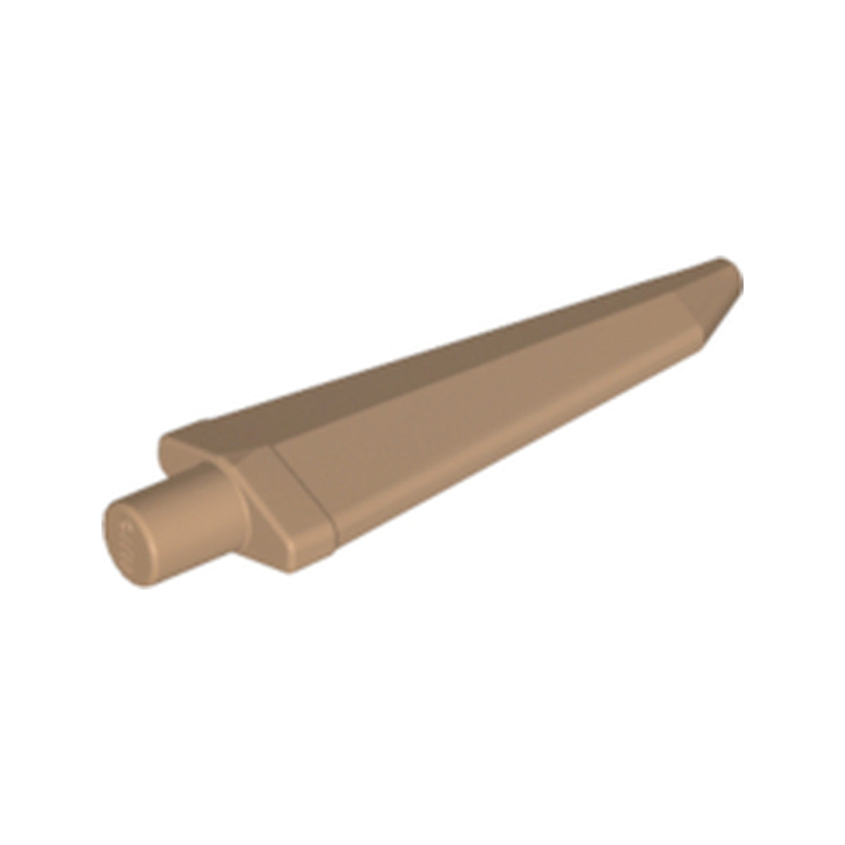 LEGO® Minifigure, Weapon Sword, Spike Flexible 3.5L with Bar End 64727 mittelnougat