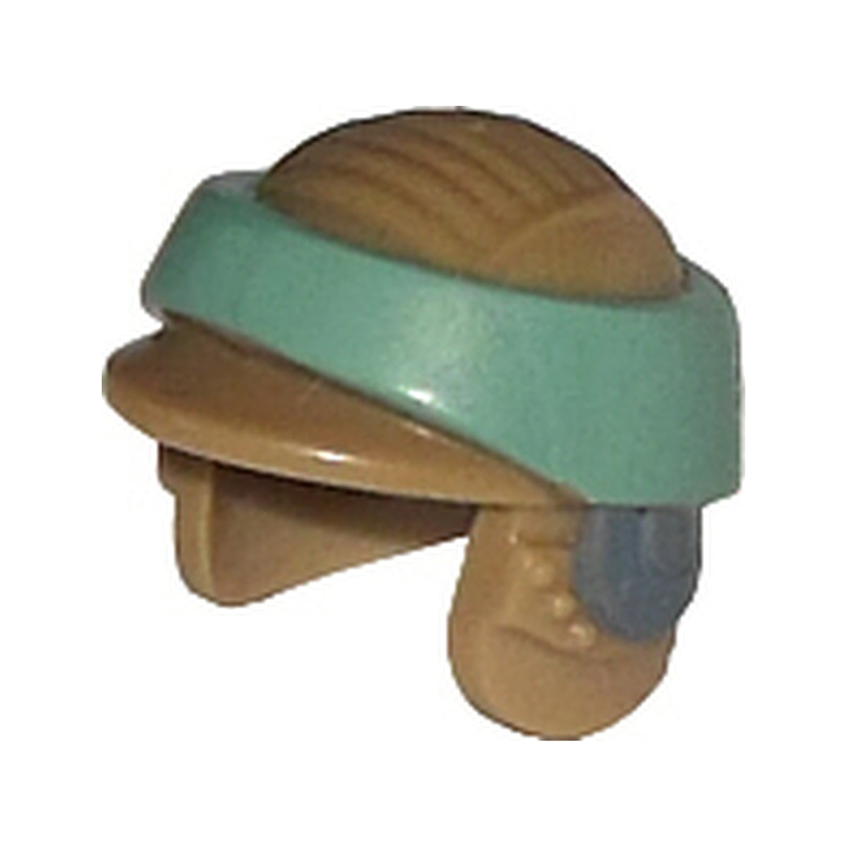LEGO® Minifigure, Headgear Helmet SW Rebel Commando with Sand Green Band Pattern 64803pb01 dunkelbeige