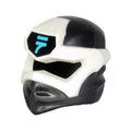 LEGO® Minifigure, Headgear Ninjago Wrap Type 6 with Molded White Mask and Printed Medium Azure Ninjago Logogram Letter N on Black Background Pattern 65072pb05 perldunkelgrau