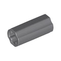 LEGO® Technic, Axle Connector 2L (Smooth with x Hole + Orientation) 6538c dunkelgrau