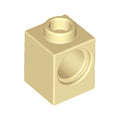 LEGO® Technic, Brick 1 x 1 with Hole 6541 beige