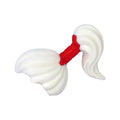 LEGO® Minifigure, Hair Pulled Back into High Ponytail with Red Wrap Pattern 65425pb02 weiss