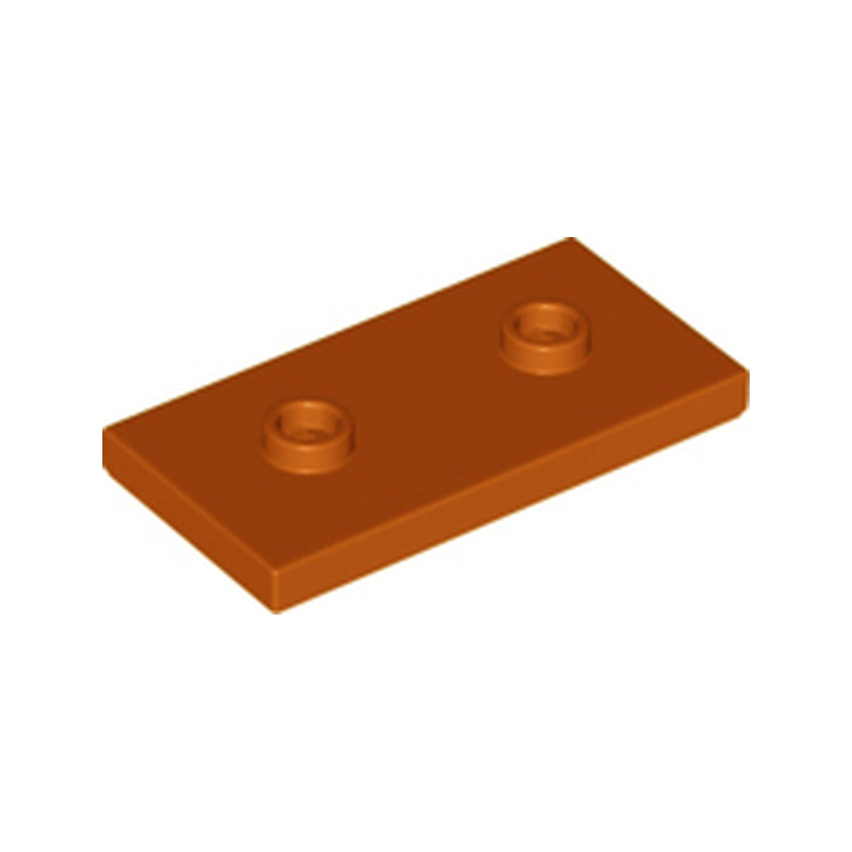LEGO® Plate, Modified 2 x 4 with 2 Studs (Double Jumper) 65509 dunkelorange