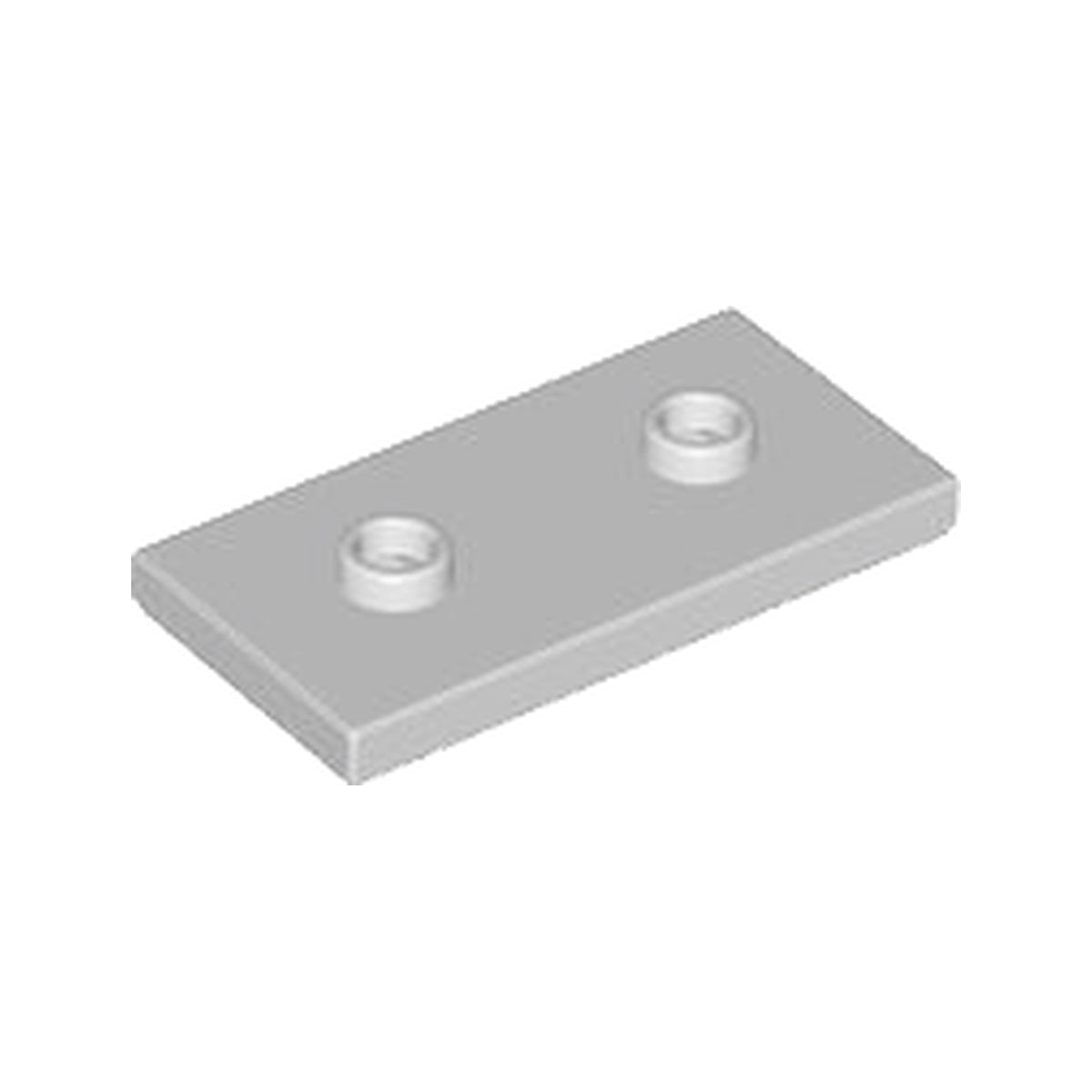 LEGO® Plate, Modified 2 x 4 with 2 Studs (Double Jumper) 65509 hellgrau