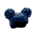 LEGO® Minifigure, Hair Female with Center Part and 2 Space Buns on Top 65579 dunkelblau