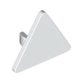 LEGO® Road Sign 2 x 2 Triangle with Open O Clip 65676 weiss