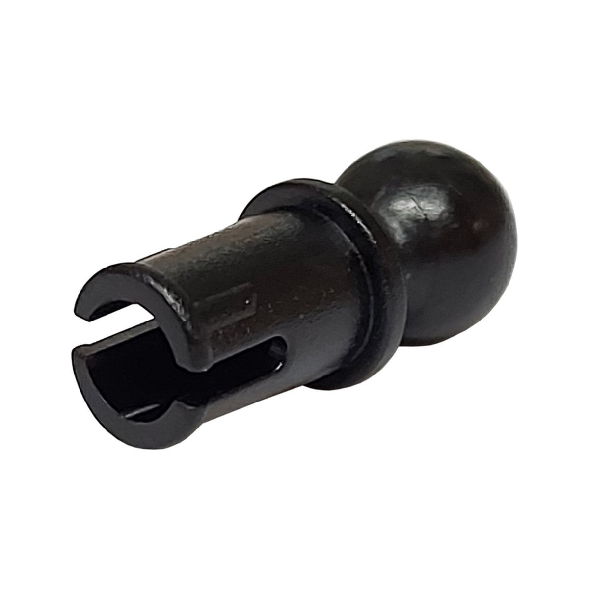 LEGO® Technic, Pin with Friction Ridges and Tow Ball with Round Pin Hole 6628a schwarz