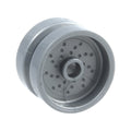 LEGO® Wheel 18mm D. x 12mm with Pin Hole and Stud, Dotted Brake Rotor Lines 66727 silber