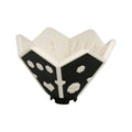 LEGO® Ninjago Die Spinner with Hexagonal Dots, Hearts, and Skulls with Molded Black Sides and Bottom Pattern 66962pb01 weiss