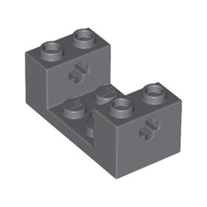 LEGO® Technic, Brick 2 x 4 x 1 1/3 with Axle Holes and 2 x 2 Cutout 67446