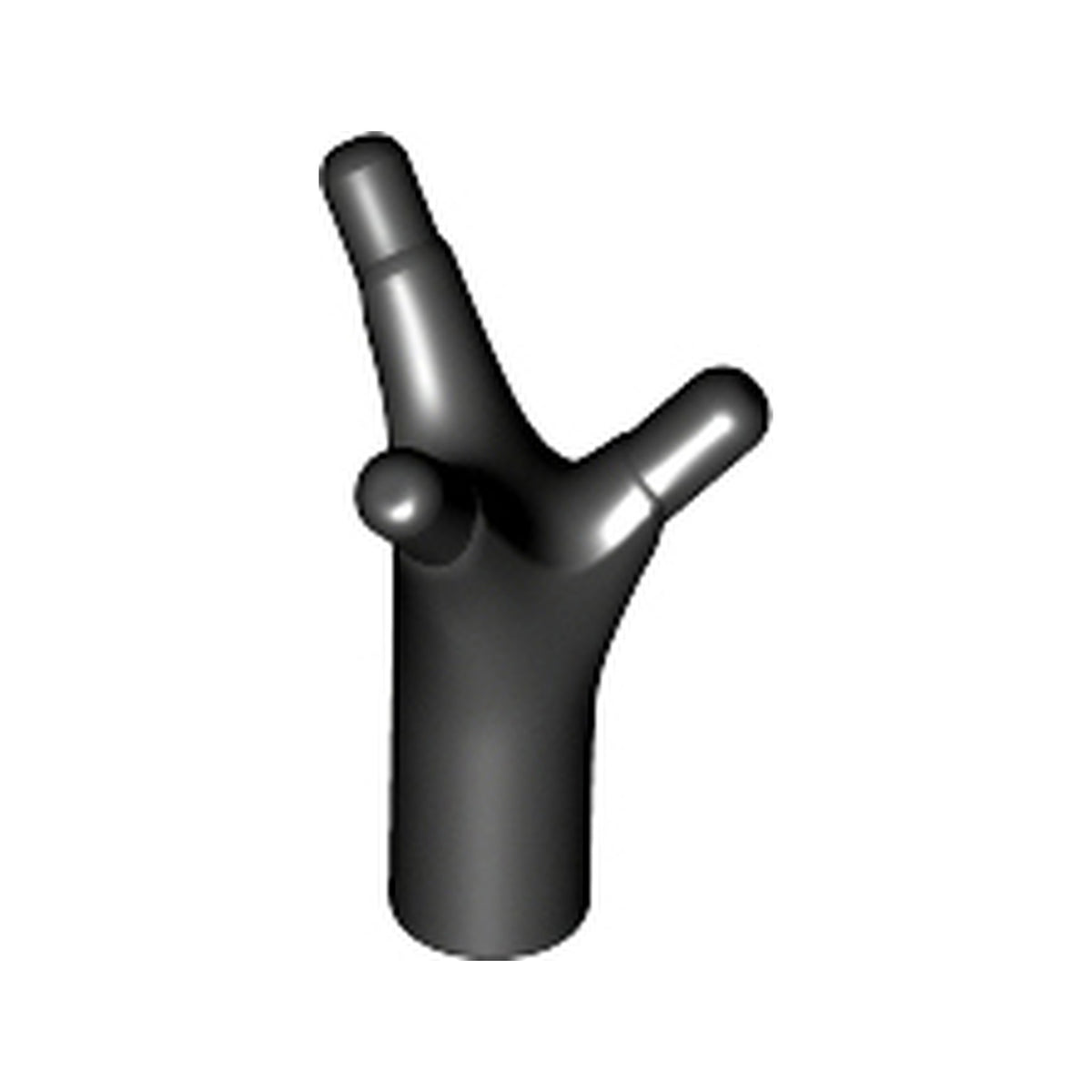 LEGO® Plant Flower Stem with Bar and 3 Stems Short 68211 schwarz