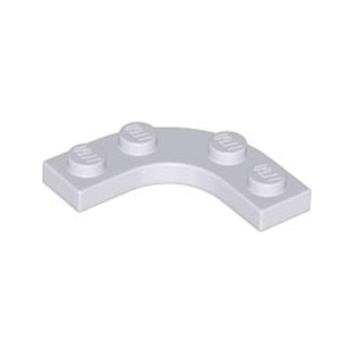 LEGO® Plate, Round Corner 3 x 3 with 2 x 2 Curved Cutout 68568 hellgrau