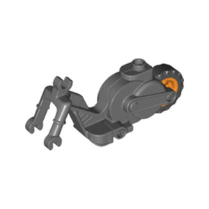 LEGO® Flywheel Stuntz Riding Cycle with Orange Rear Wheel and Black Tire 69869c02