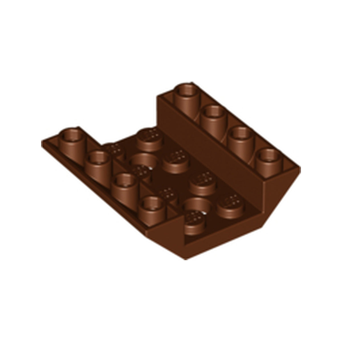 LEGO® Slope, Inverted 45 4 x 4 Double with 2 Holes 72454 braun
