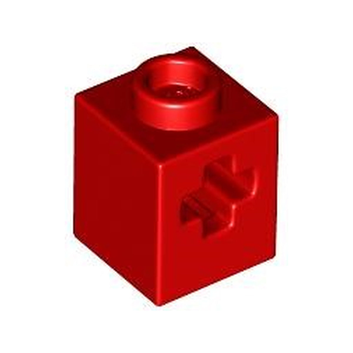 LEGO® Technic, Brick 1 x 1 with Axle Hole 73230 rot