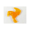 LEGO® Minifigure, Weapon Shuriken Throwing Star with Trailing Energy Effect 73766a transparent orange