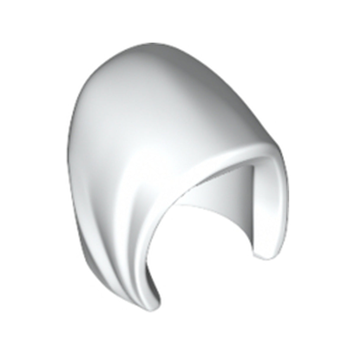 LEGO® Minifigure, Headgear Hood Basic Smooth 74528 weiss