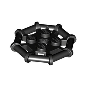 LEGO® Plate, Modified 2 x 2 with Bar Frame Octagonal, Reinforced, Completely Round Studs 75937