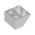 LEGO® Slope, Inverted 45 2 x 2 with Hollow Round Bottom Tube 76959 hellgrau