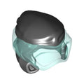 LEGO® Minifigure, Headgear Ninjago Wrap Type 8 with Molded Trans-Light Blue Scuba Diver Mask Pattern 77151pb01 schwarz