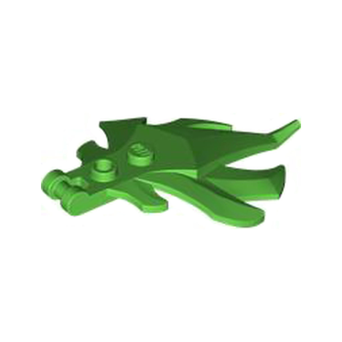 LEGO® Plant Leaves Angular with Bar Handle on End, 7 Spikes 7727 leuchtend grün