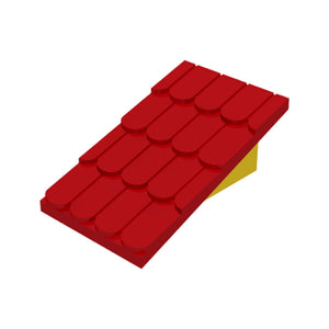 LEGO® Fabuland Roof Support Slope, 6 x 2 with Red Fabuland Roof Slope without Chimney Hole (787 / 4323) 787c01