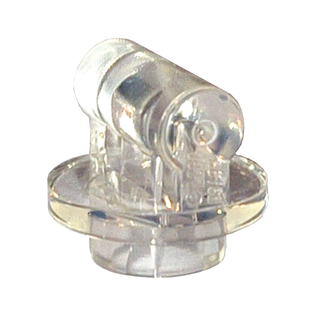LEGO® Plate, Round 1 x 1 with Bar Handle on Long Stem 79194 transparent