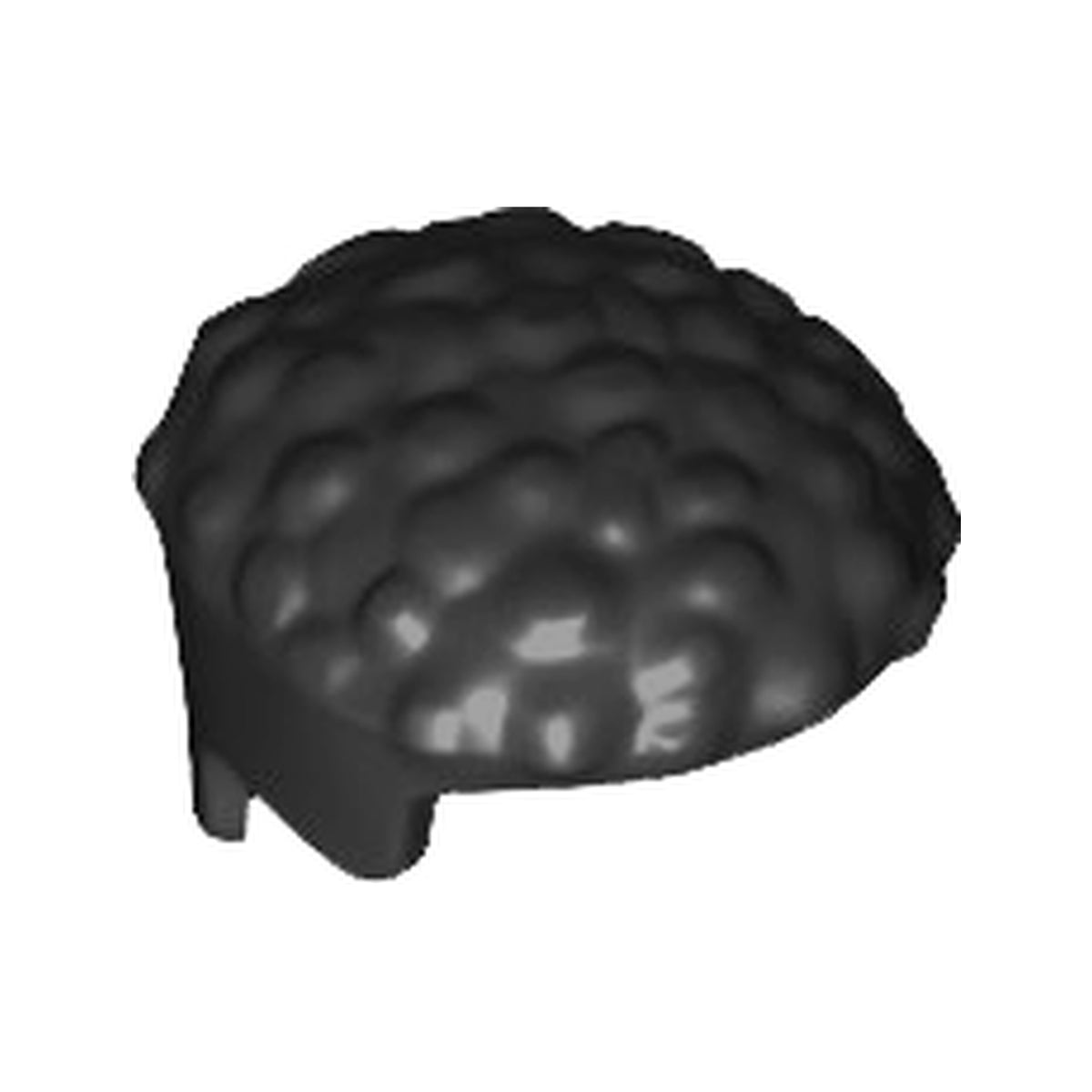 LEGO® Minifigure, Hair Male, Coiled with Straight Sides 79688 schwarz