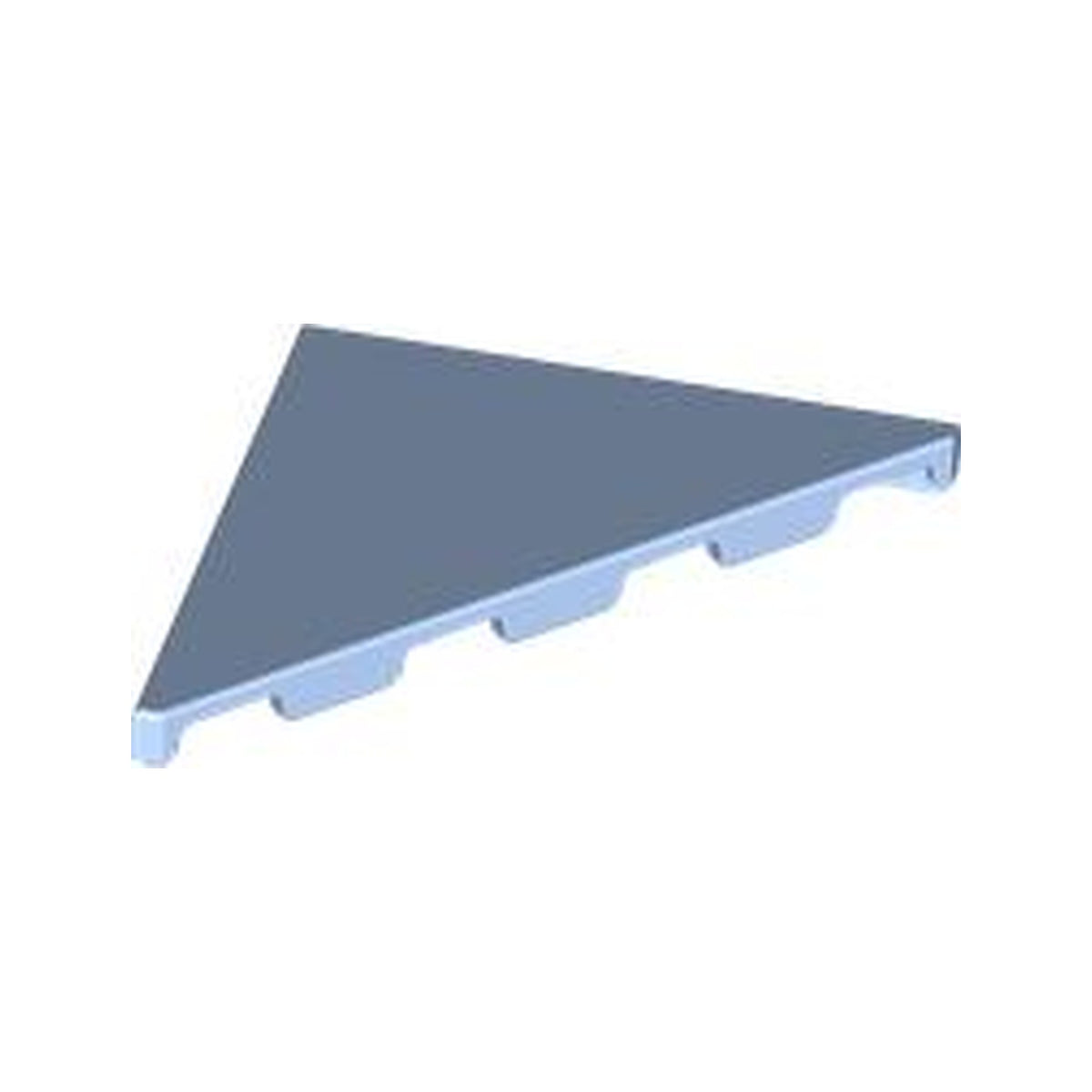 LEGO® Tile, Modified 4 x 4 Wedge Triangular 7975 leuchtend hellblau